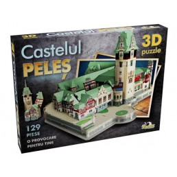 Puzzle 3D Noriel - Castelul Peles cu 129 piese 